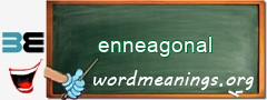 WordMeaning blackboard for enneagonal